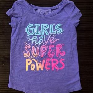 Active USA Kids Purple Graphic Tee